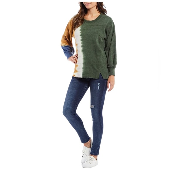 #262☑️Democracy Luxe Touch Distressed Booty Lift Jegging Jeans - Picture 3 of 12